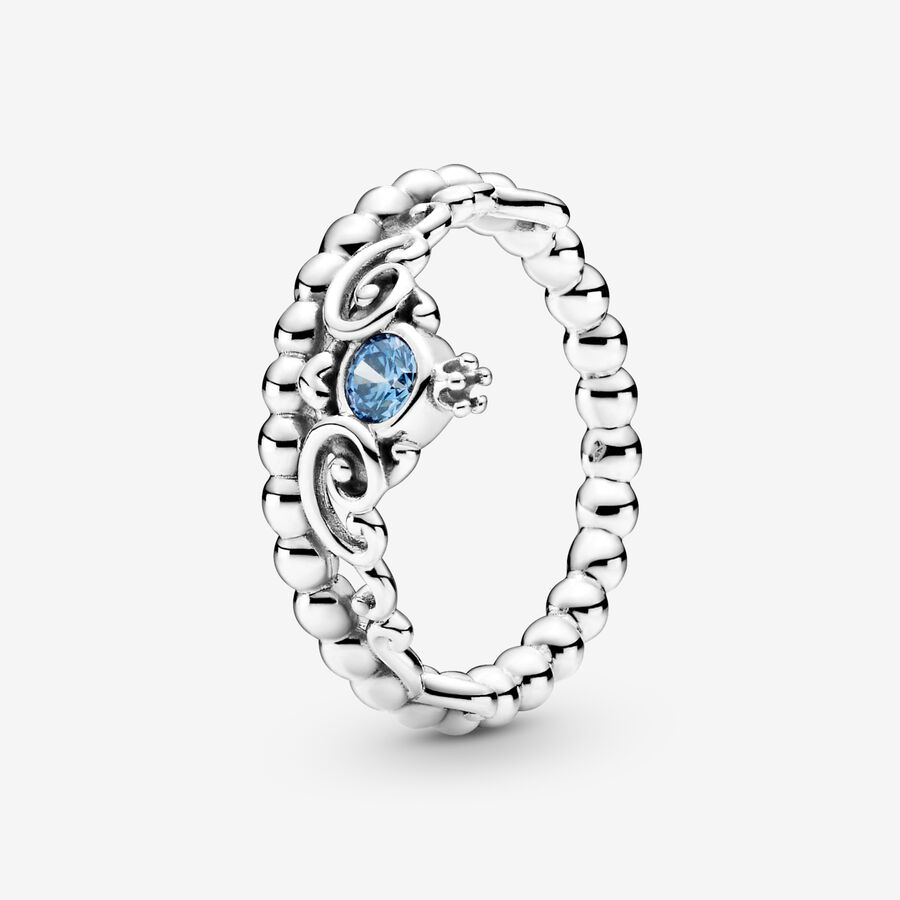 Disney Cinderella Blue Tiara Ring image number 0