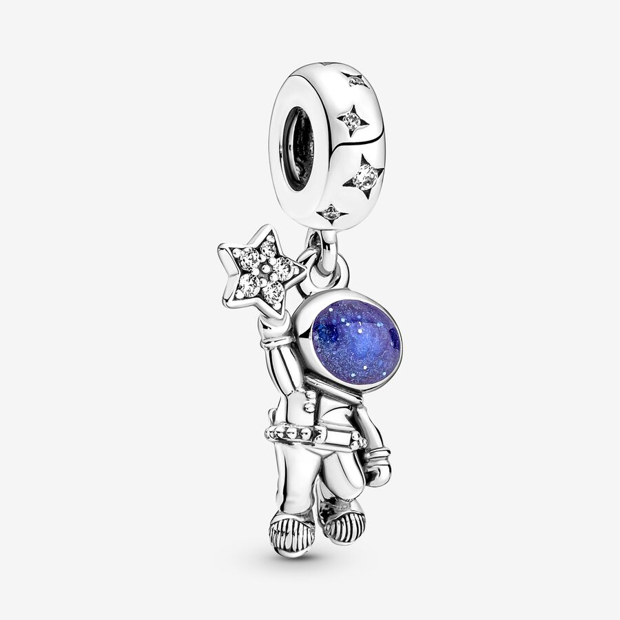 Astronaut In The Galaxy Dangle Charm image number 0