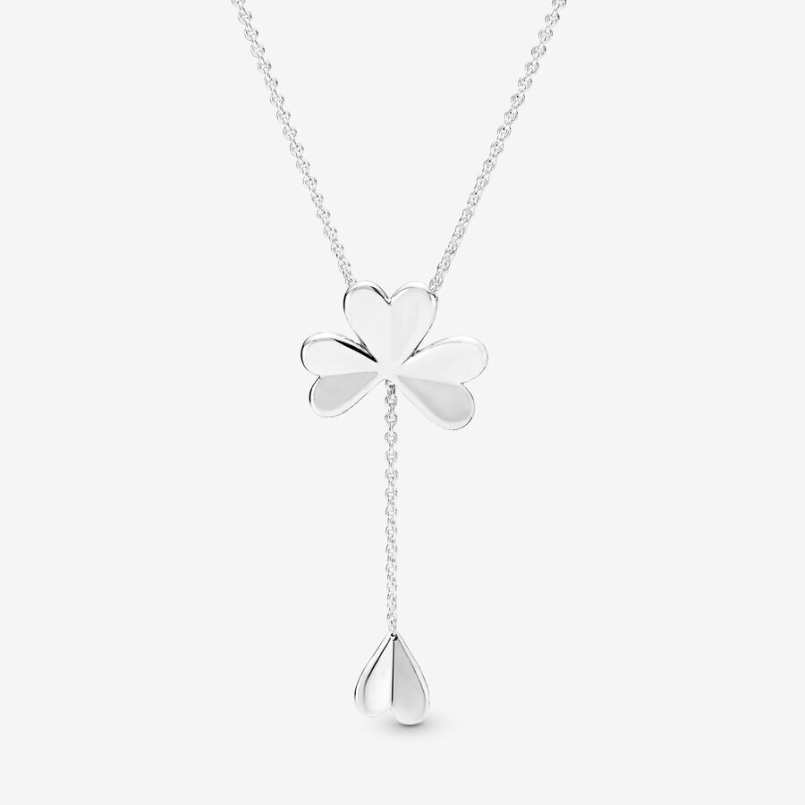 Lucky Four-Leaf Clover Necklace image number 0