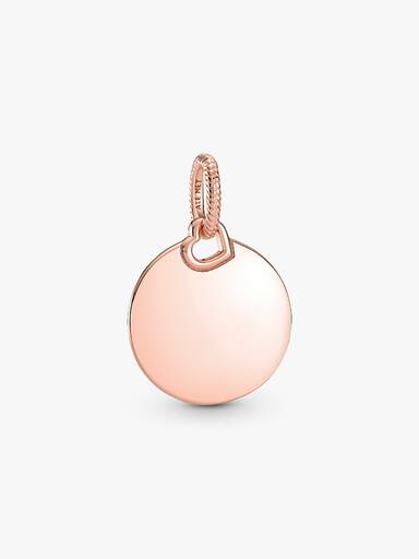 Engravable Round Tag Pendant