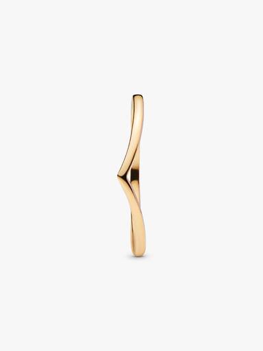 Polished Wishbone Ring