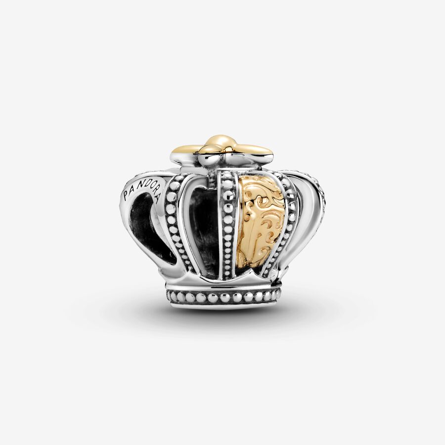 Two-tone Regal Crown Charm image number 0