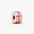 Pink Sparkling Row Clip Charm Pink Sparkling Row Clip Charm