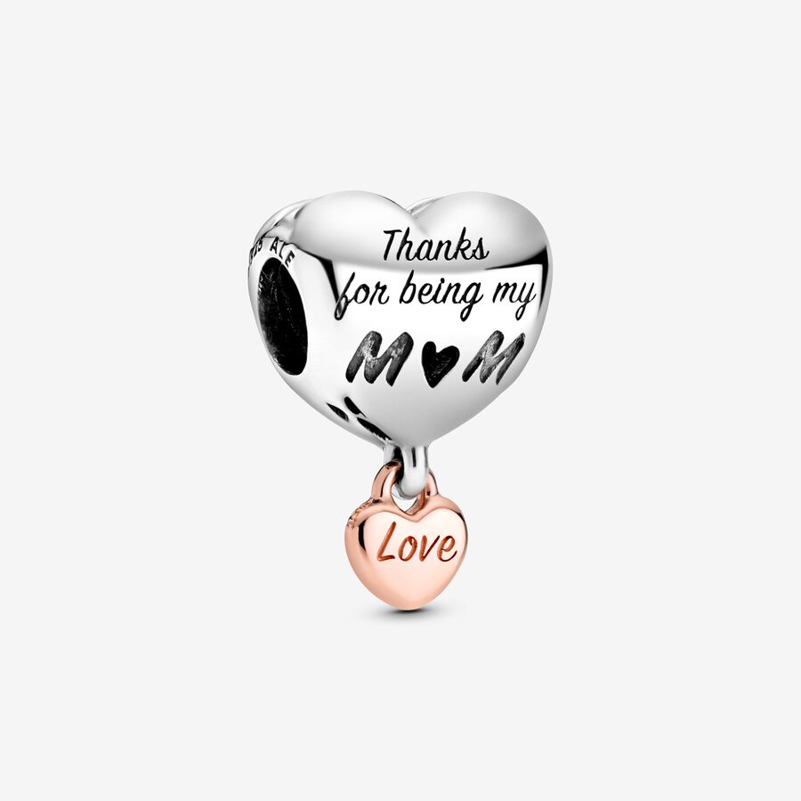 Love You Mum Heart Charm image number 0