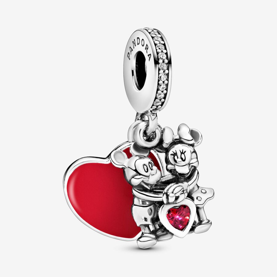 Κρεμαστό σύμβολο Disney Mickey Mouse & Minnie Mouse Love image number 0