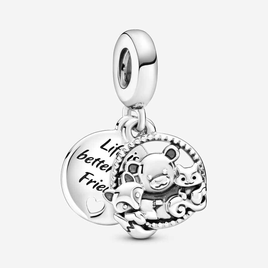 Bear, Fox & Squirrel Dangle Charm image number 0