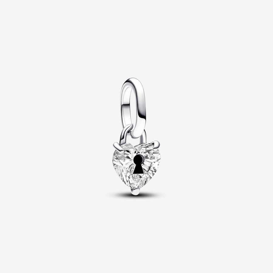 Μικρό Κρεμαστό Charm Καρδιά με Κλειδαρότρυπα Pandora ME image number 0