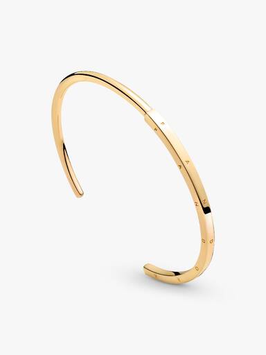 Ανοιχτό βραχιόλι-χειροπέδα Pandora Signature I-D