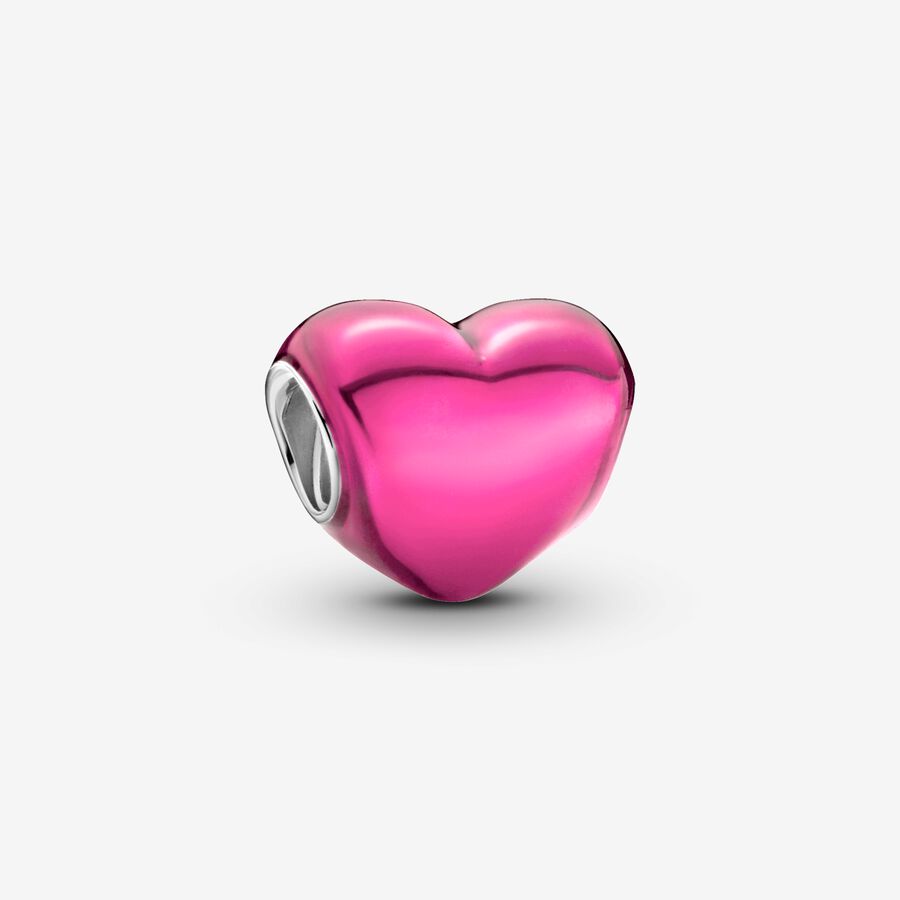 Μεταλλικό Ροζ Σύμβολο Καρδιά image number 0