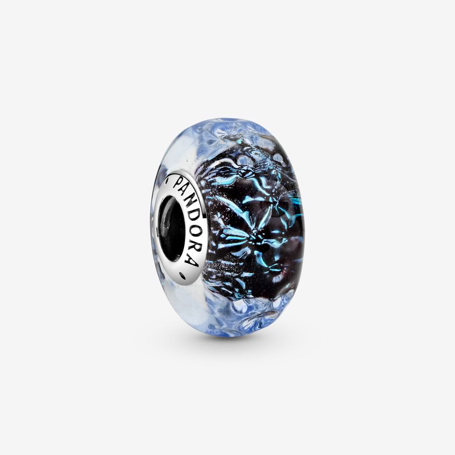 Σύμβολο Wavy Dark Blue Murano Glass Ocean image number 0