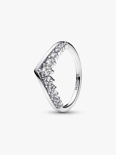Δαχτυλίδι Ευχή με λαμπερό pavé Pandora Timeless