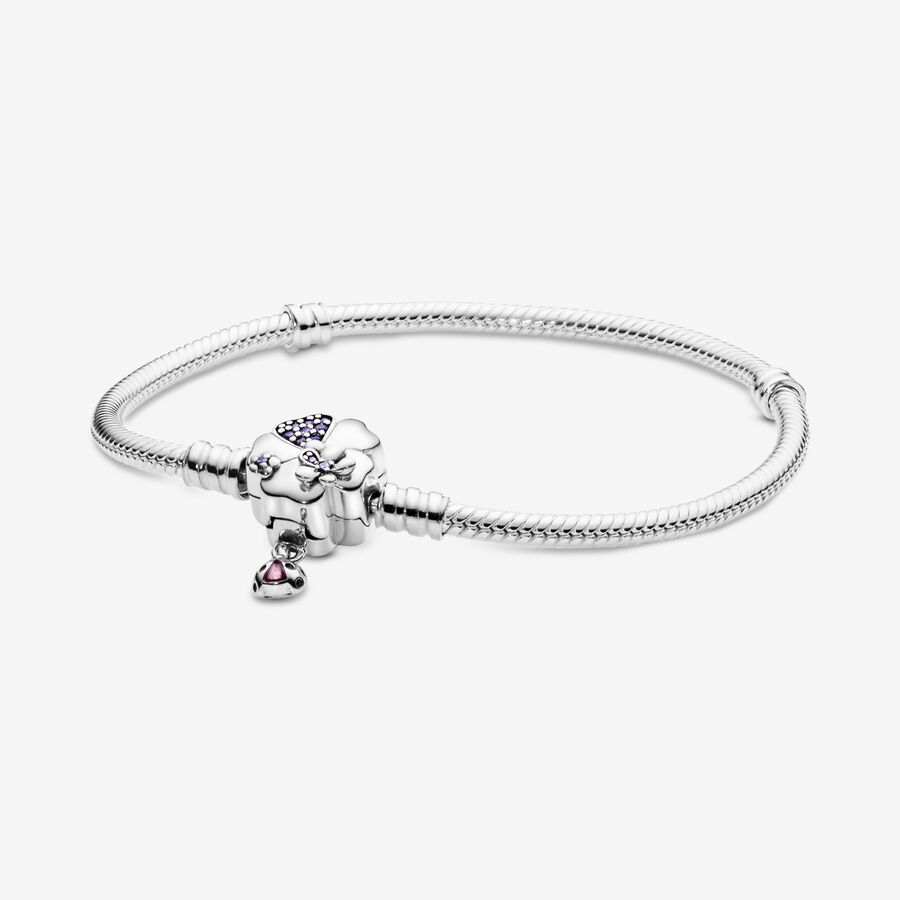 Moments Silver Bracelet, Wildflower Meadow image number 0