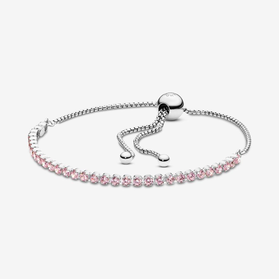 Pink Sparkling Strand Bracelet image number 0