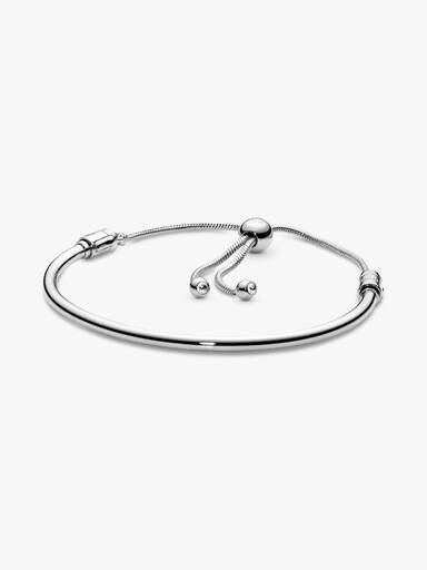 Moments Silver Sliding Bangle