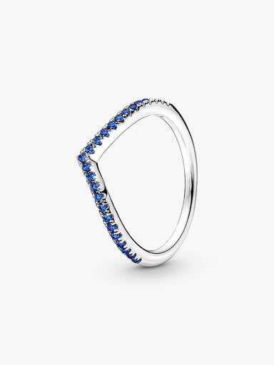 Δαχτυλίδι Αστραφτερό Μπλε Pandora Timeless