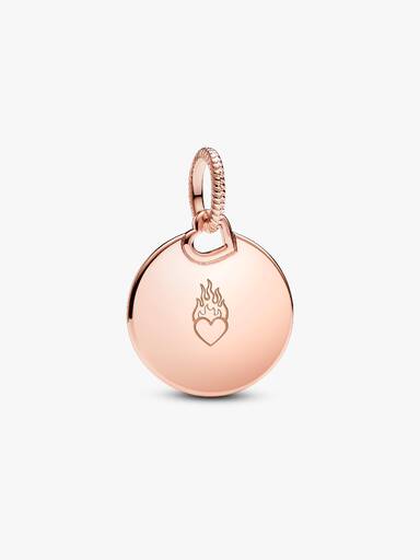 Engravable Round Tag Pendant