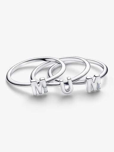 Διαιρούμενο δαχτυλίδι με τη λέξη MUM