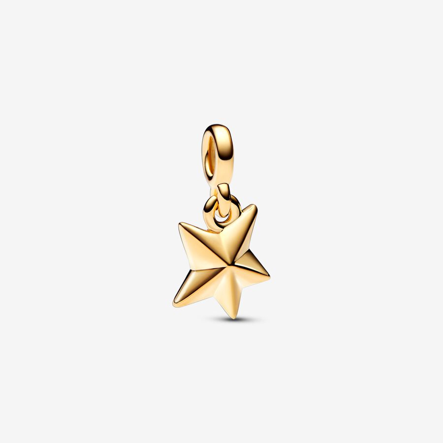 Μικρό κρεμαστό σύμβολο Πολυεδρικό αστέρι Pandora ME image number 0