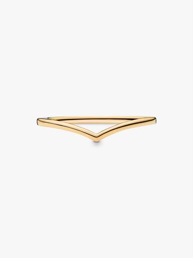 Polished Wishbone Ring
