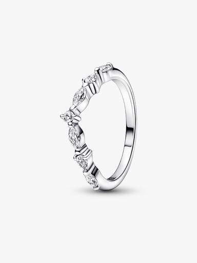 Δαχτυλίδι Ευχή με λαμπερές πέτρες Pandora Timeless