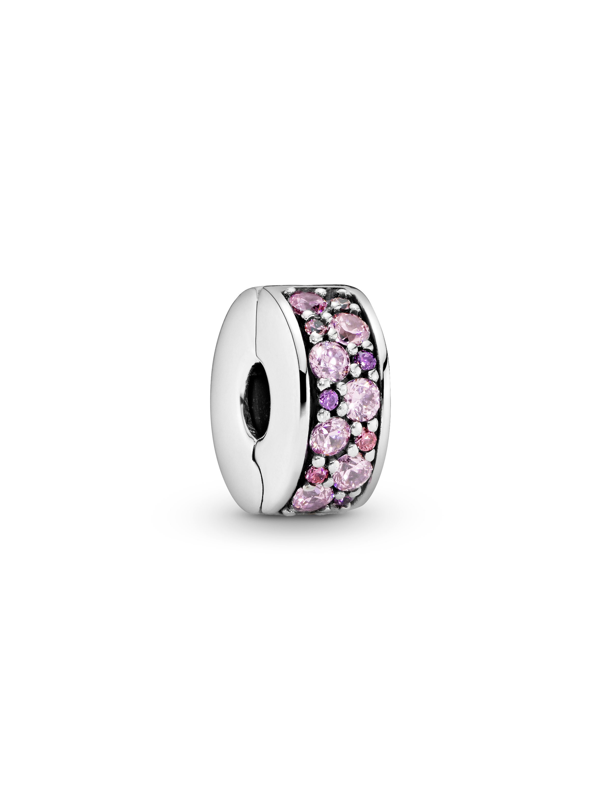 Purple Pavé Clip Charm