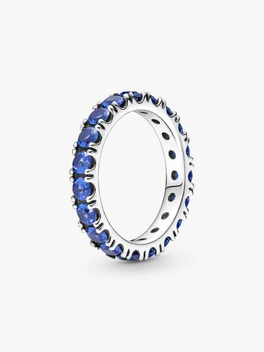 Sparkling Row Eternity Ring