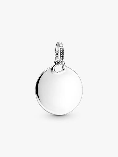 Engravable Round Tag Pendant