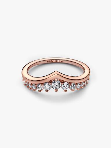Δαχτυλίδι Ευχή με λαμπερό pavé Pandora Timeless