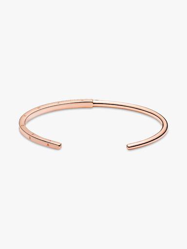 Ανοιχτό βραχιόλι-χειροπέδα Pandora Signature I-D