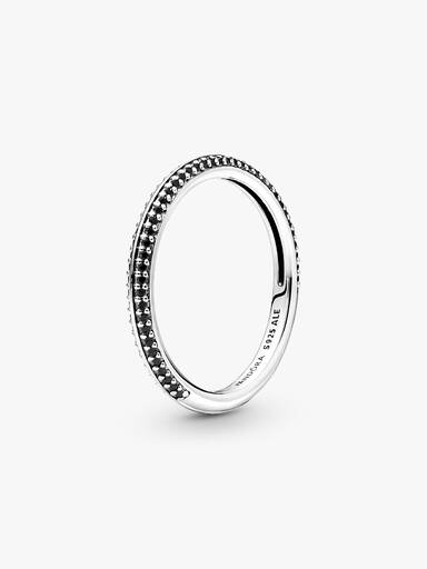 Δαχτυλίδι Μαύρα Pavé Pandora ME
