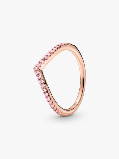 Δαχτυλίδι Αστραφτερό Ροζ Pandora Timeless