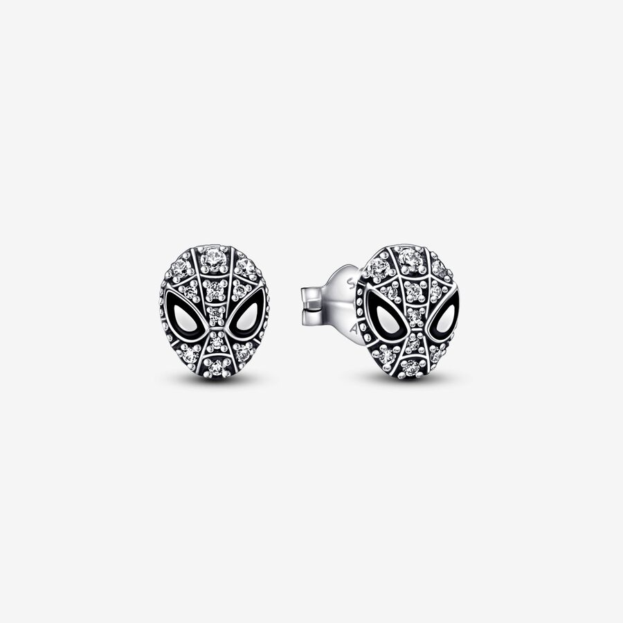 Σκουλαρίκια καρφάκια Μάσκα pavé Marvel Spider-Man image number 0