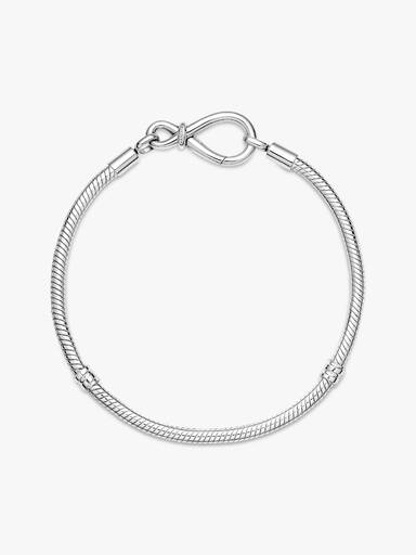 Βραχιόλι Αλυσίδα Φίδι Κόμπος Άπειρο Pandora Moments