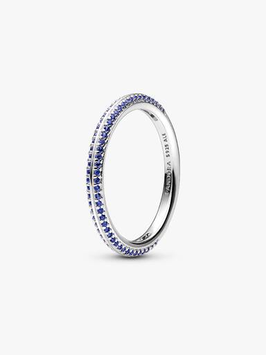 Δαχτυλίδι με μπλε pavé Pandora ME