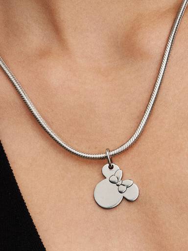 Κρεμαστό σύμβολο Minnie Mouse της Disney με δυνατότητα χάραξης
