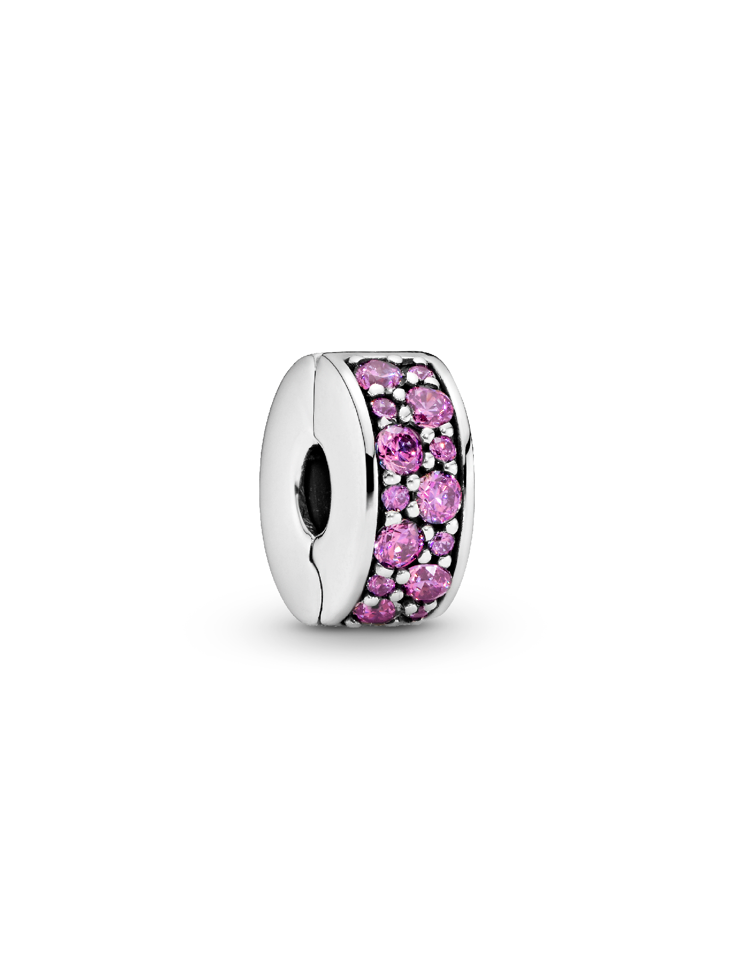 Purple Pavé Clip Charm