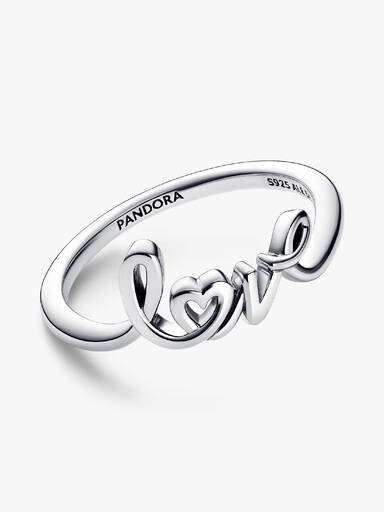 Δαχτυλίδι Χειρόγραφη Λέξη Love