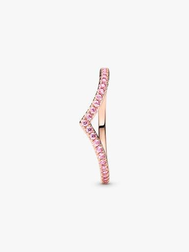 Δαχτυλίδι Αστραφτερό Ροζ Pandora Timeless